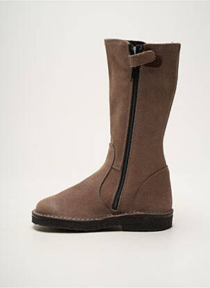 Bottes nubuck chiquet rose STONES AND BONES fille