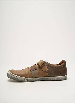 Sandales/nu pieds semelle amovible bout rond marron TELYOH garçon