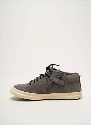 Baskets nubuck bout rond gris CAMPER garçon