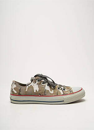 Baskets bout rond bout rond vert CONVERSE homme