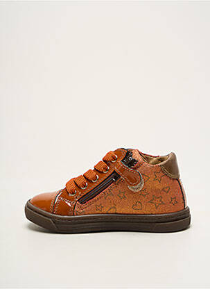 Bottillons semelle amovible bout rond orange STONES AND BONES fille