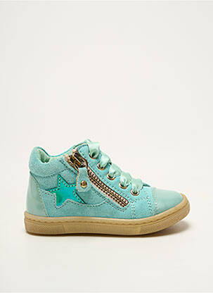 Bottillons nubuck bout rond bleu STONES AND BONES fille