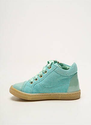 Bottillons nubuck bout rond bleu STONES AND BONES fille