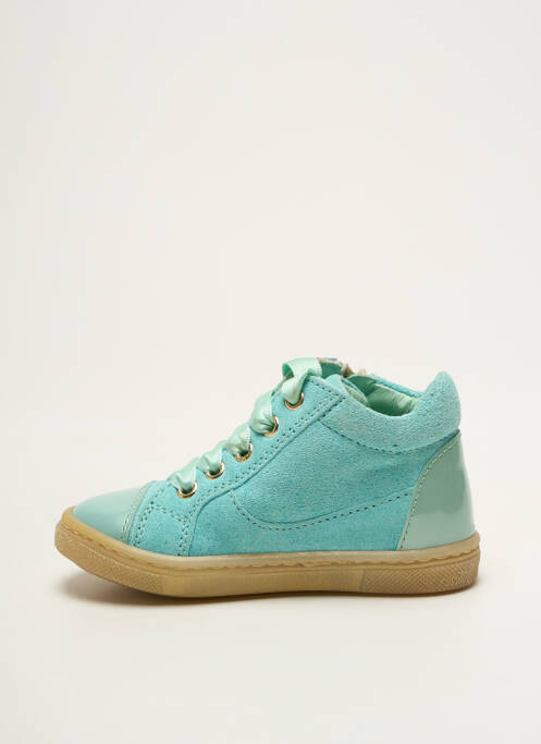 Bottillons nubuck bout rond bleu STONES AND BONES fille