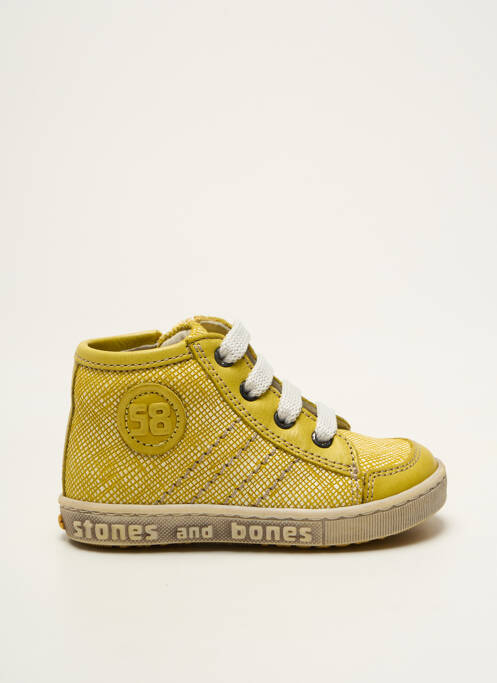 Bottillons jaune STONES AND BONES pour garçon