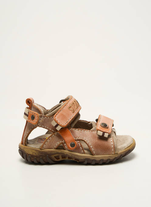 Sandales/Nu pieds orange STONES AND BONES pour garçon