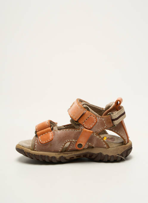 Sandales/Nu pieds orange STONES AND BONES pour garçon