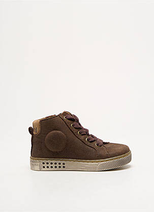 Bottines/boots matière lisse bout rond marron BISGAARD garçon