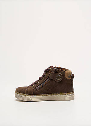 Bottines/boots matière lisse bout rond marron BISGAARD garçon