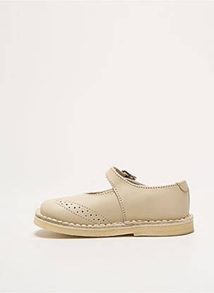Ballerines matière lisse chiquet beige START RITE SHOES fille
