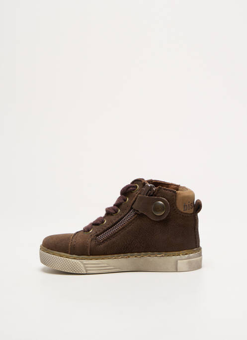 Bottines/boots matière lisse bout rond marron BISGAARD garcon