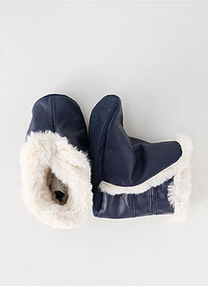 Chaussons/pantoufles bout rond bout rond bleu ROBEEZ garcon