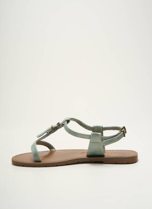 Tongs vert CHATTAWAK pour femme