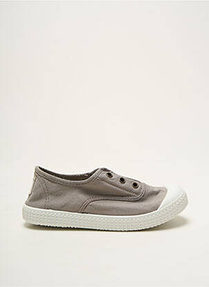 Slip ons bout rond bout rond gris VICTORIA garcon