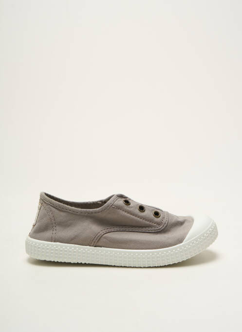 Slip ons bout rond bout rond gris VICTORIA garcon