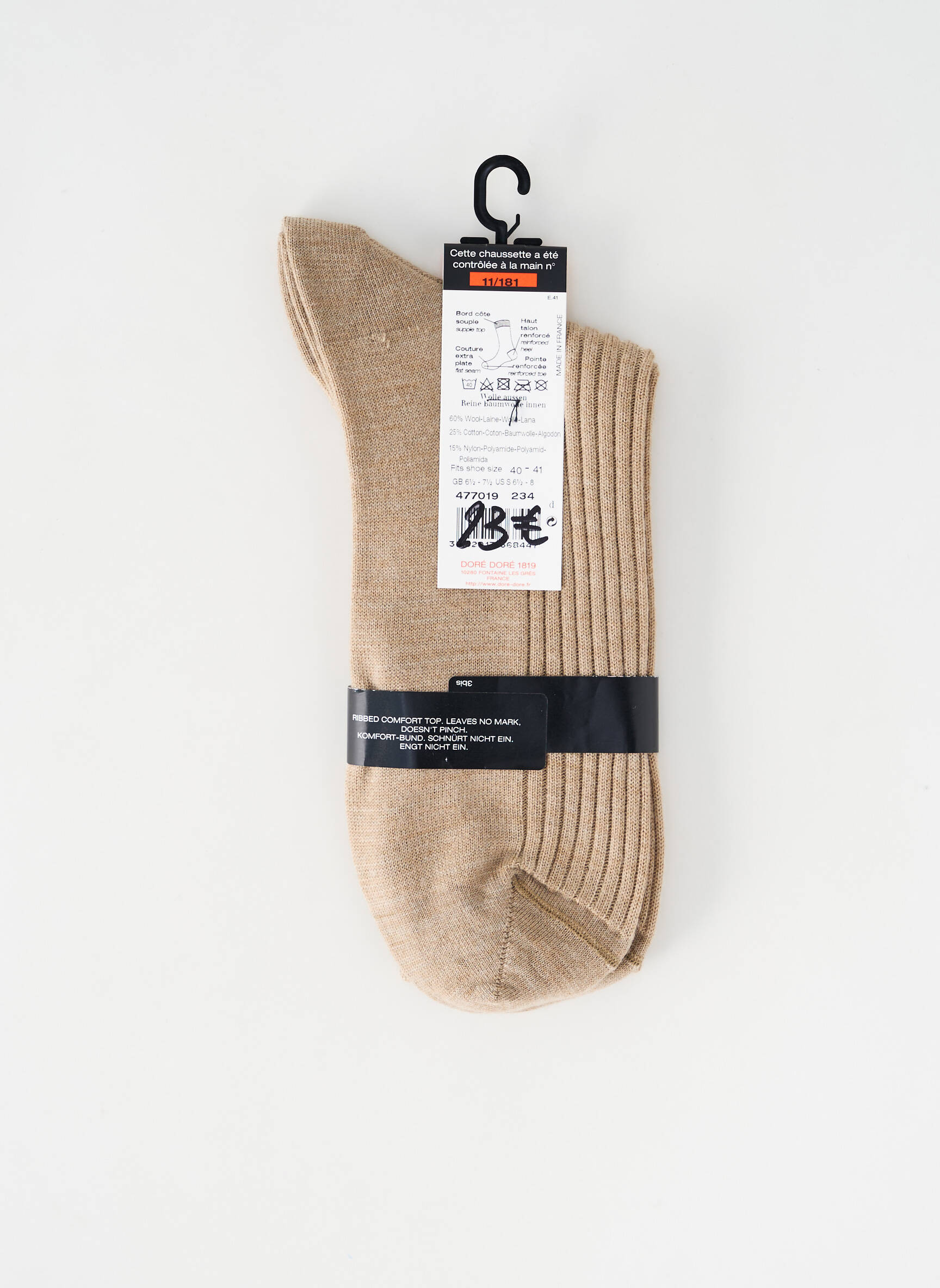 Chaussettes Maille Fine Beige Dore Dore Homme 2568494-beige0 Modz