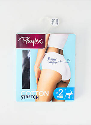 Culotte stretch noir PLAYTEX femme