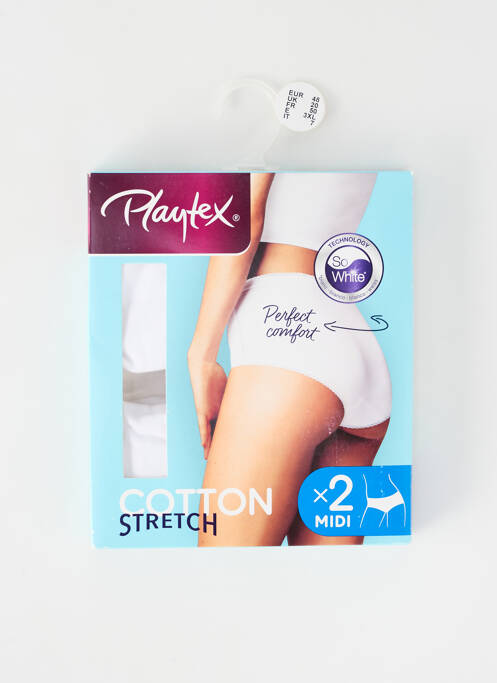 Culotte blanc PLAYTEX pour femme