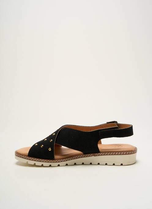 Sandales/Nu pieds noir KAOLA pour femme