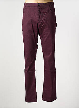 Pantalon droit stretch taille normale violet OLD TAYLOR homme
