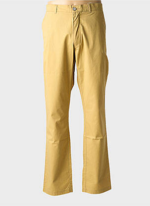 Pantalon chino stretch taille normale jaune OLD TAYLOR homme