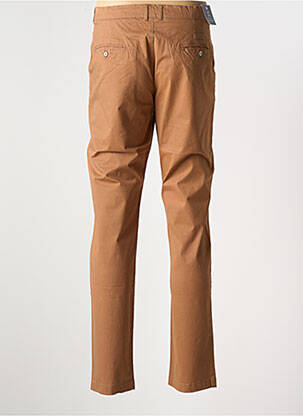 Pantalon chino stretch taille normale marron OLD TAYLOR homme