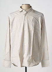 Chemise manches longues beige JUPITER pour homme seconde vue