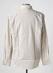 Chemise manches longues beige JUPITER pour homme seconde vue