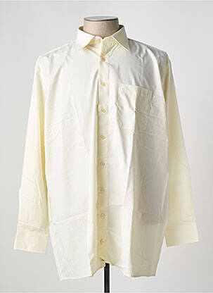 Chemise manches longues jaune JUPITER pour homme