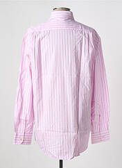 Chemise manches longues rose SEIDEN STICKER pour homme seconde vue