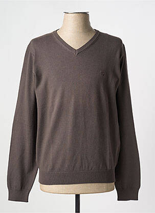 Pull marron OLD TAYLOR pour homme