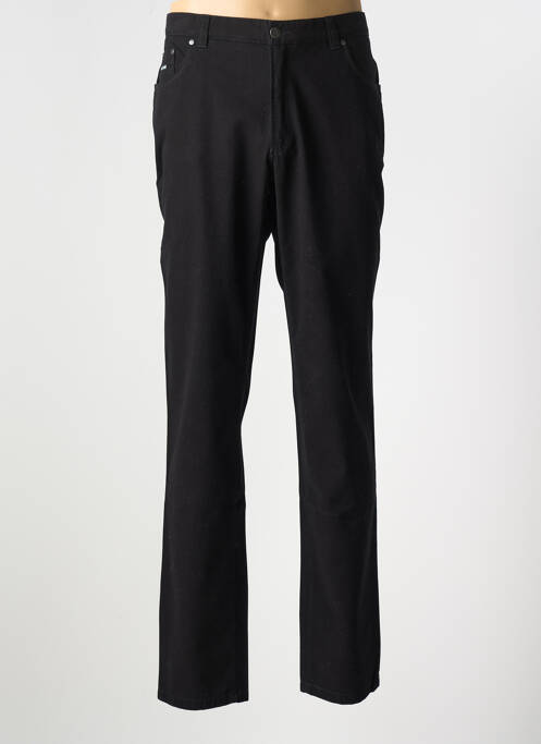 Pantalon droit noir LUIGI MORINI pour homme