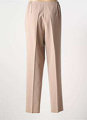 Pantalon droit stretch taille normale beige GRIFFON femme