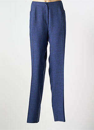 Pantalon droit taille élastique taille normale bleu GRIFFON femme