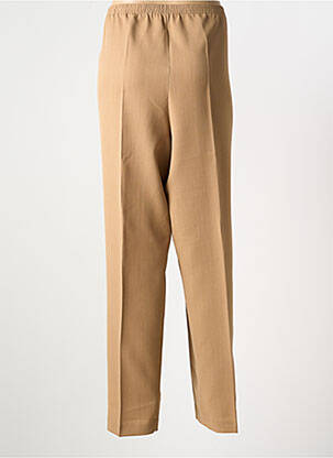 Pantalon droit stretch taille normale marron GRIFFON femme