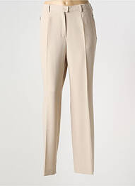 Pantalon droit stretch taille normale beige GERKE MY PANTS femme