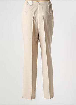 Pantalon droit stretch taille normale beige GERKE MY PANTS femme