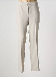 Pantalon droit tissage crêpe taille normale gris DIANE LAURY femme