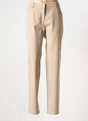 Jeans coupe slim beige GERKE MY PANTS pour femme seconde vue