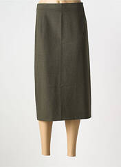 Jupe mi-longue vert GELCO pour femme seconde vue