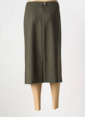 Jupe mi-longue vert GELCO pour femme seconde vue