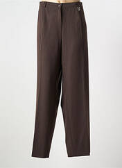 Pantalon droit marron GELCO pour femme seconde vue