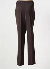 Pantalon droit marron GEVANA pour femme seconde vue