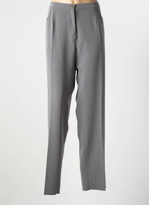 Pantalon droit stretch taille normale gris GRIFFON femme