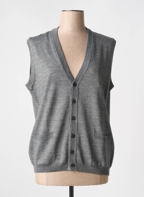 Gilet sans manche gris ELLEMME pour femme