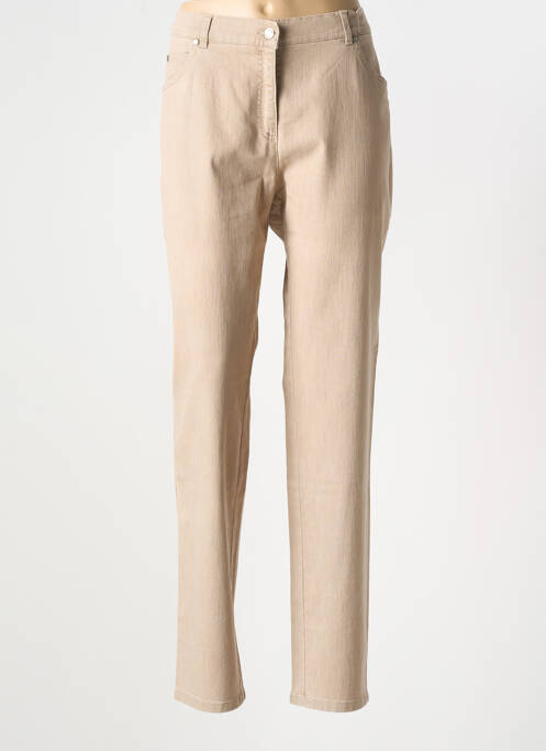 Jeans coupe slim beige GERKE MY PANTS pour femme