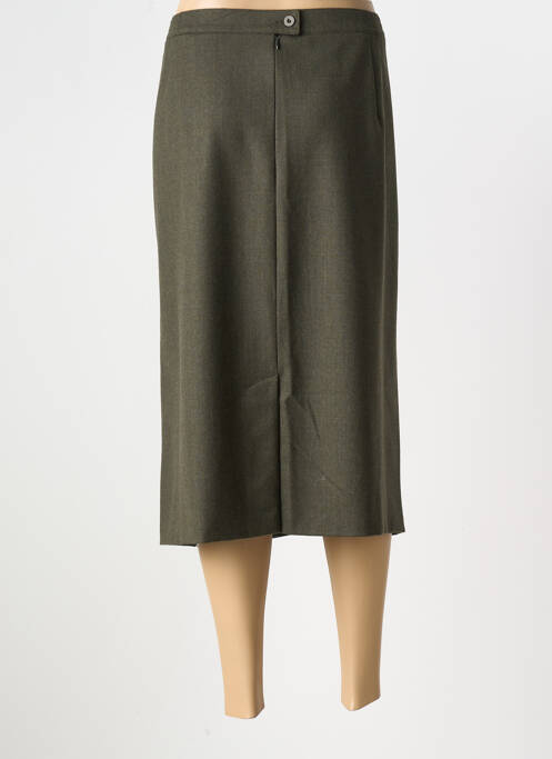 Jupe mi-longue vert GELCO pour femme