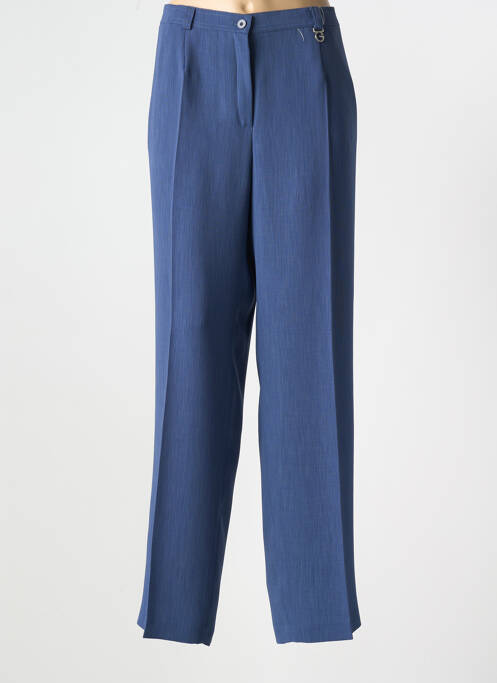 Pantalon droit bleu GELCO pour femme