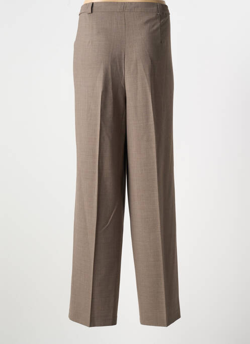 Pantalon droit marron GELCO pour femme