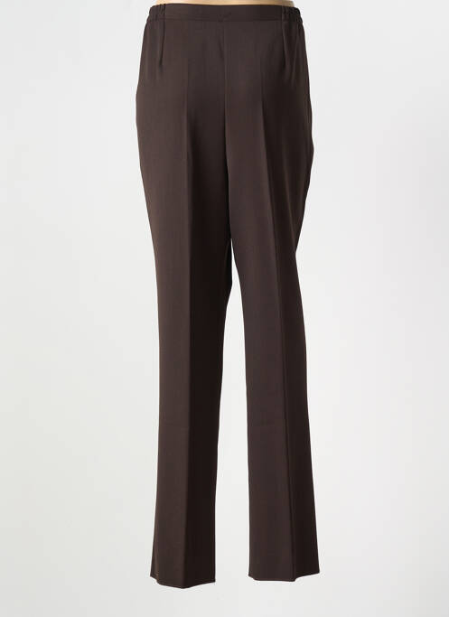 Pantalon droit marron GEVANA pour femme